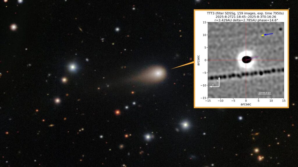 New image of interstellar object 3I/ATLAS shows giant ‘jet’ shooting towards the sun