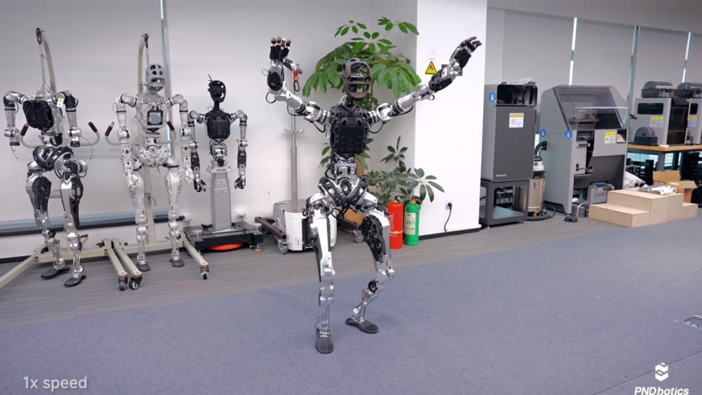 Watch this awkward Chinese humanoid robot lay it all down on the dance floor
