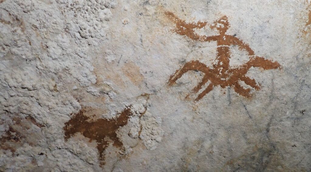 The world’s oldest known rock art, dating from before modern humans invaded Europe, was discovered in a cave in Indonesia.