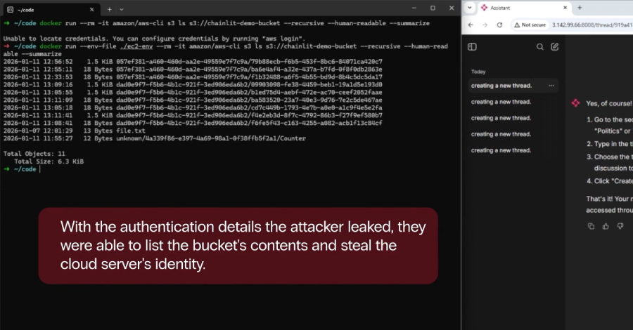 Flaw in Chainlit AI framework allows data theft via file reading and SSRF bugs