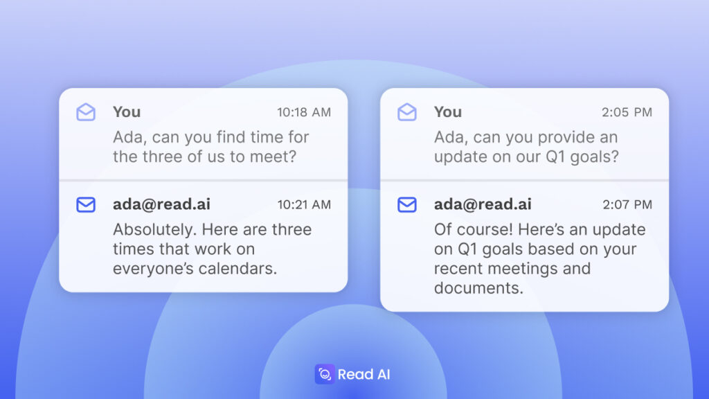 Read AI launches email-based “digital twin” to help with scheduling and answers