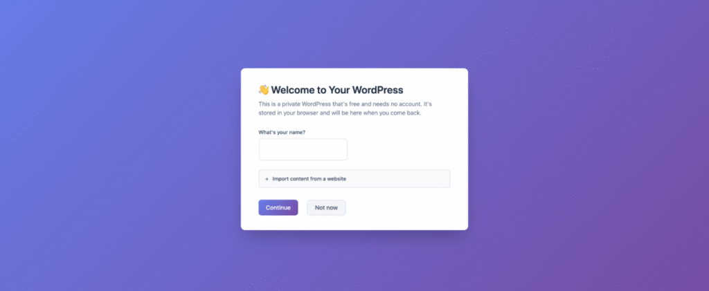 WordPress is debuting private workspaces that run inside your browser through a new service, my.WordPress.net.