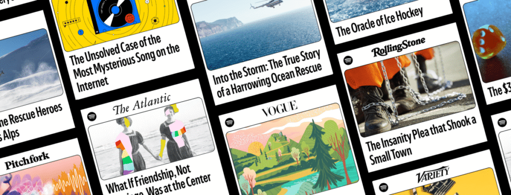 You can now stream narrated magazine articles on Spotify