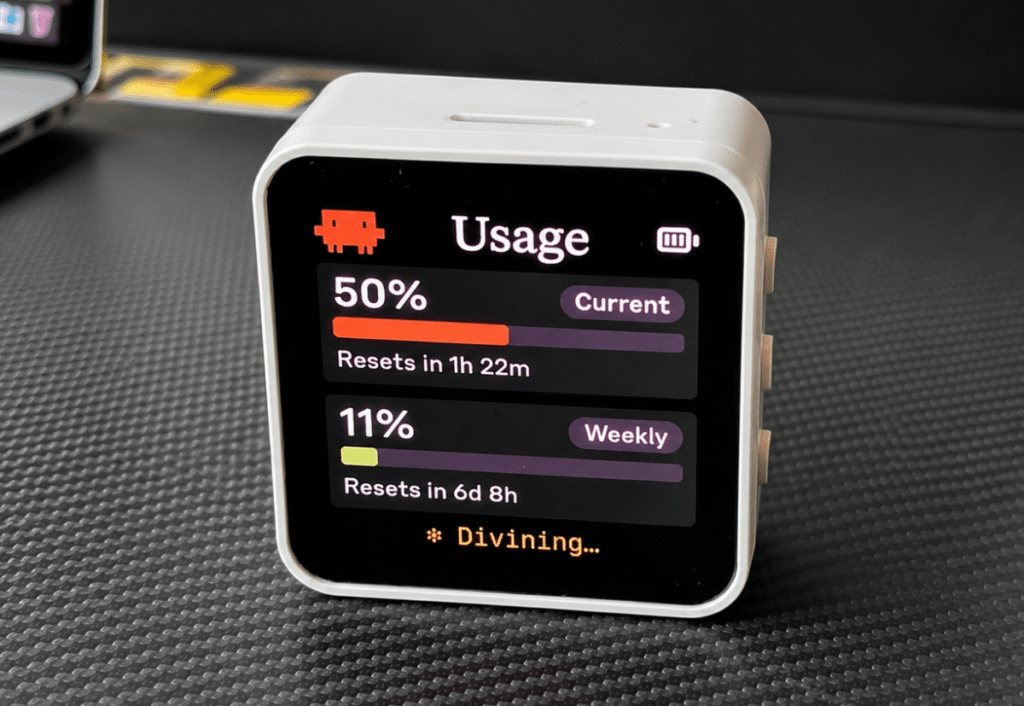 Clawdmeter turns your Clawd code usage statistics into a small desktop dashboard