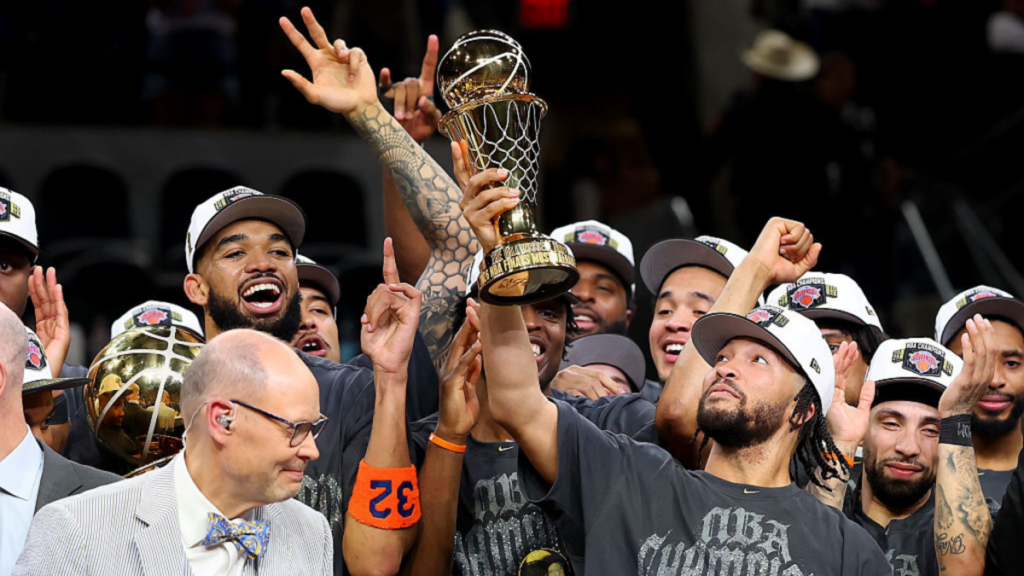 Social media reacts to Knicks’ storied NBA Finals win