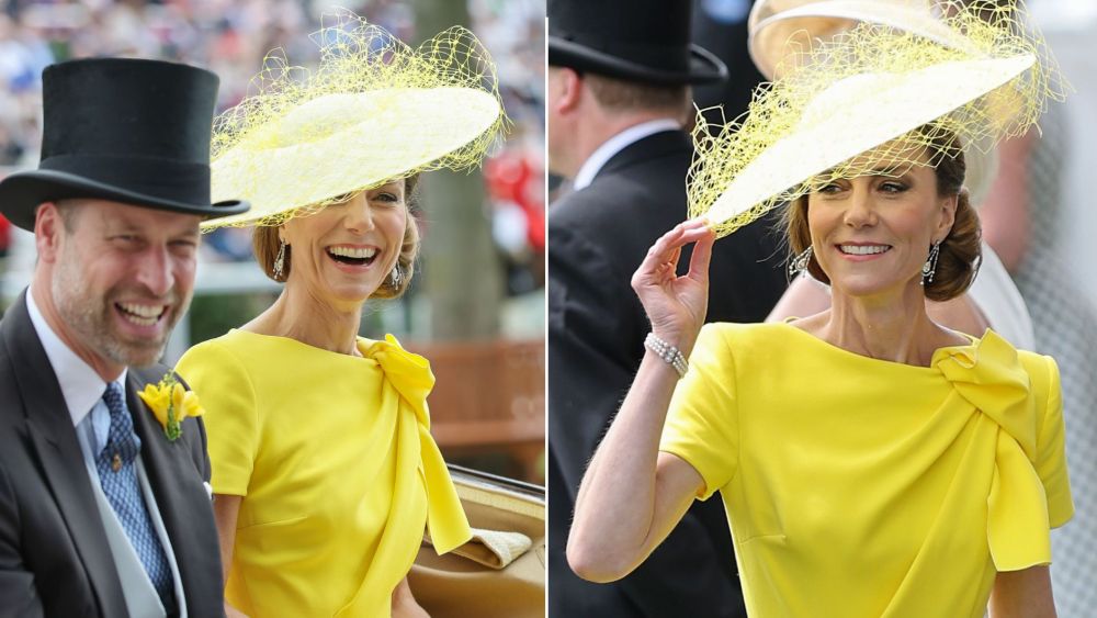 Duchess Kate goes from butter yellow to marigold at Royal Ascot