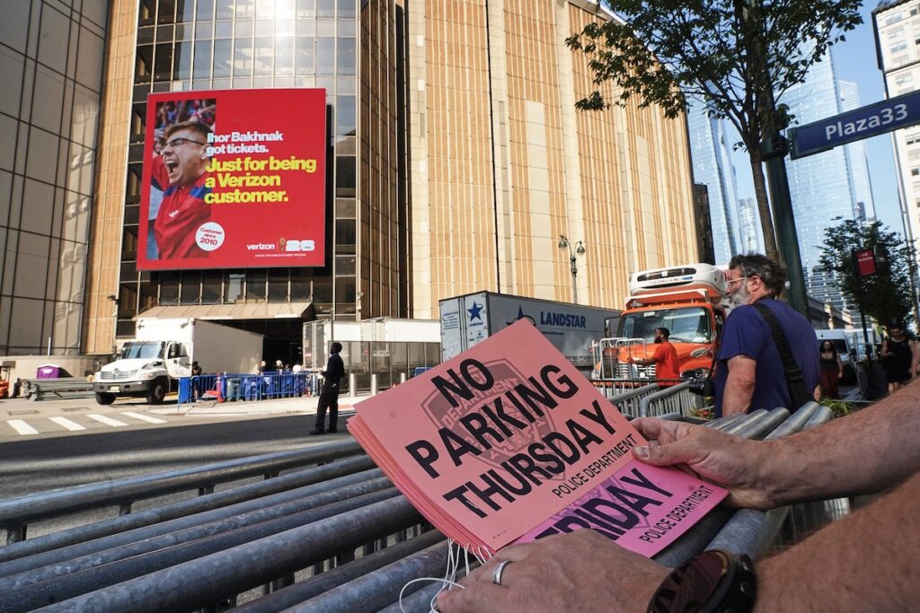 Madison Square Garden is crowded with Swifties ahead of Swift and Kelce’s wedding