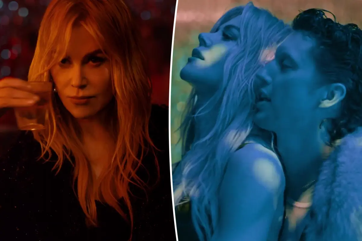 Nicole Kidman cozies up to Troye Sivan in raunchy music video