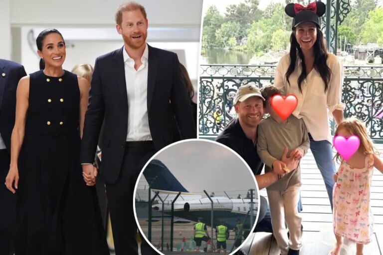 The staggering cost Meghan Markle and Prince Harry paid to fly on luxurious private jet to UK