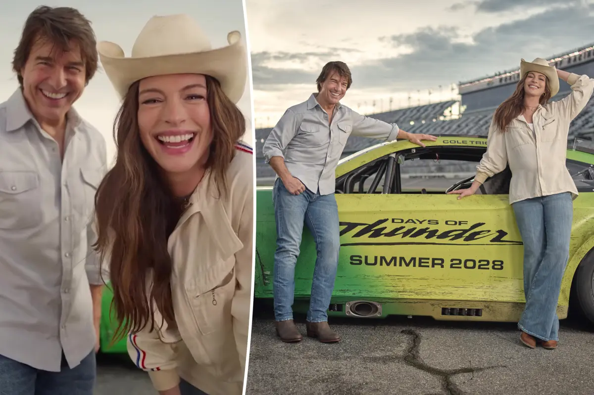 Anne Hathaway joins Tom Cruise for ‘Days of Thunder’ sequel