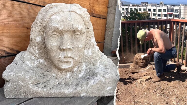 San Francisco couple unearths stunning limestone sculpture tied to WPA artist