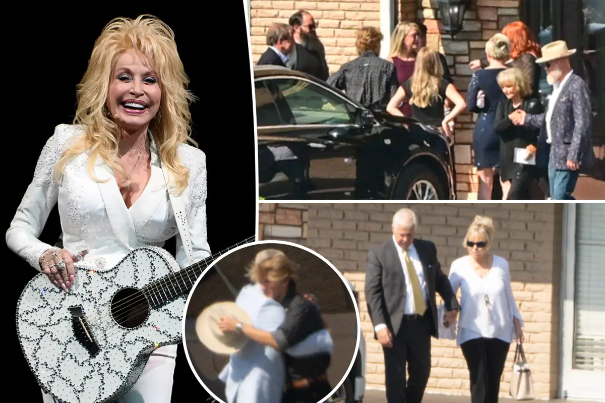 Dolly Parton’s loved ones gather at Nashville burial site days after her death