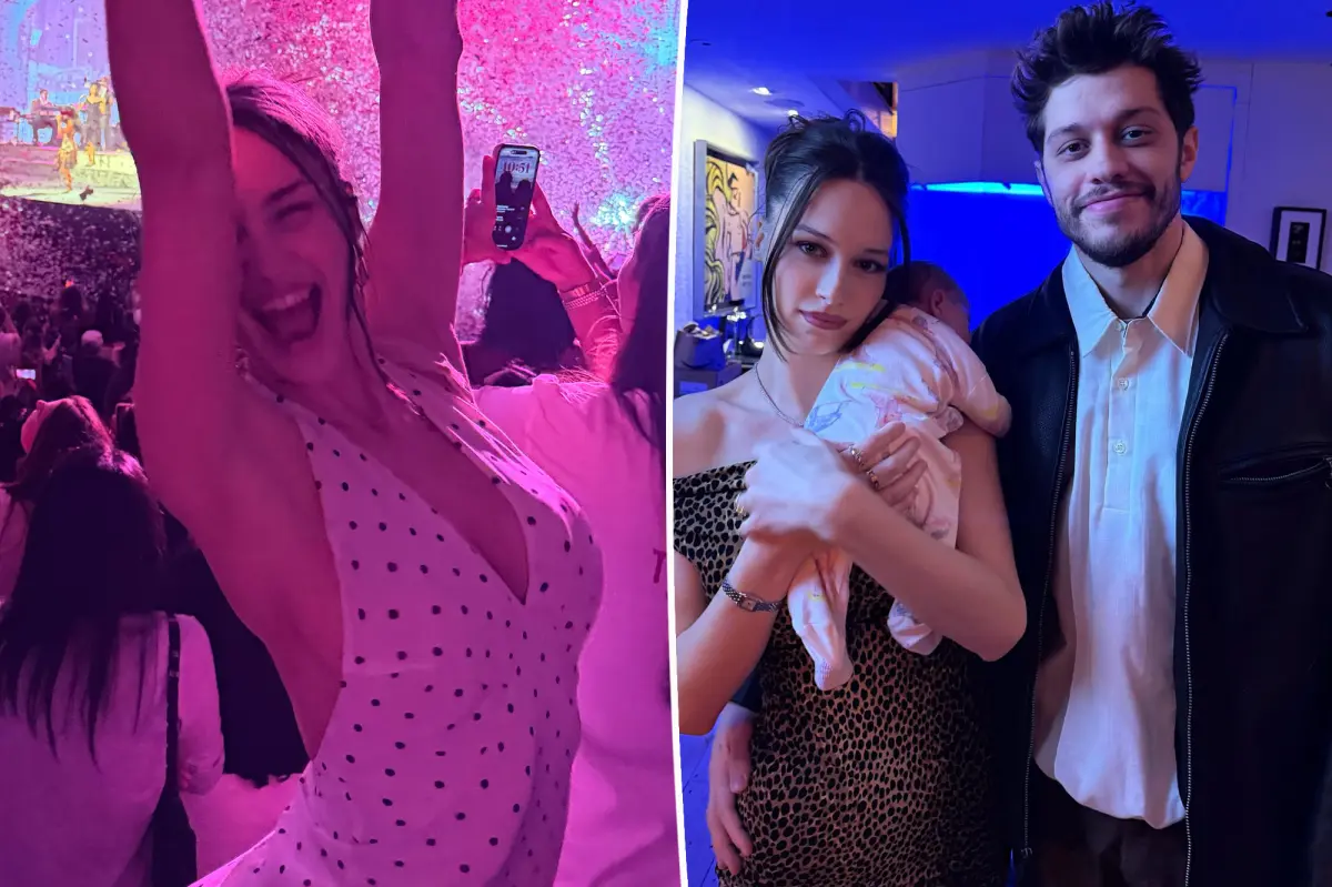 Elsie Hewitt gives ‘baby daddy’ Pete Davidson a shoutout after year of ‘ups and downs’