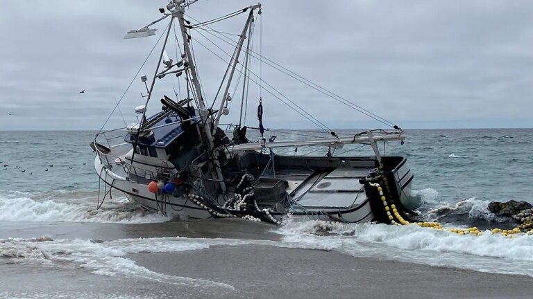 Point Reyes North Beach closed after fishing boat ran aground with diesel