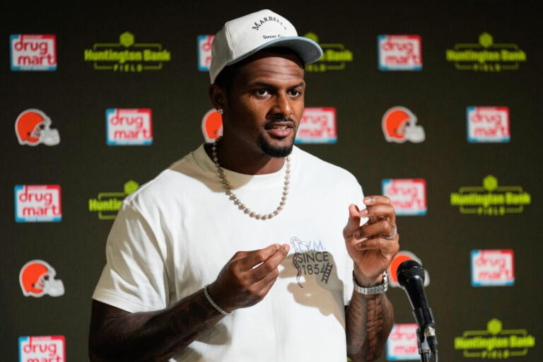 Deshaun Watson named Browns starting quarterback, AP source says