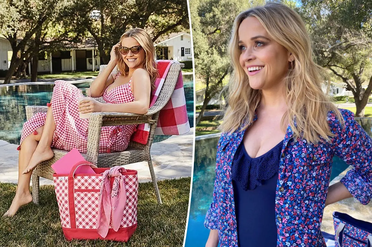 On Reese Witherspoon’s summer vacation packing list: Dôen dresses, lip gloss and more