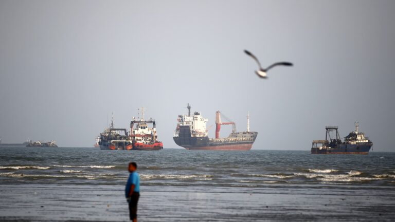 Vessel struck in Strait of Hormuz, UKMTO says, as talks appear elusive