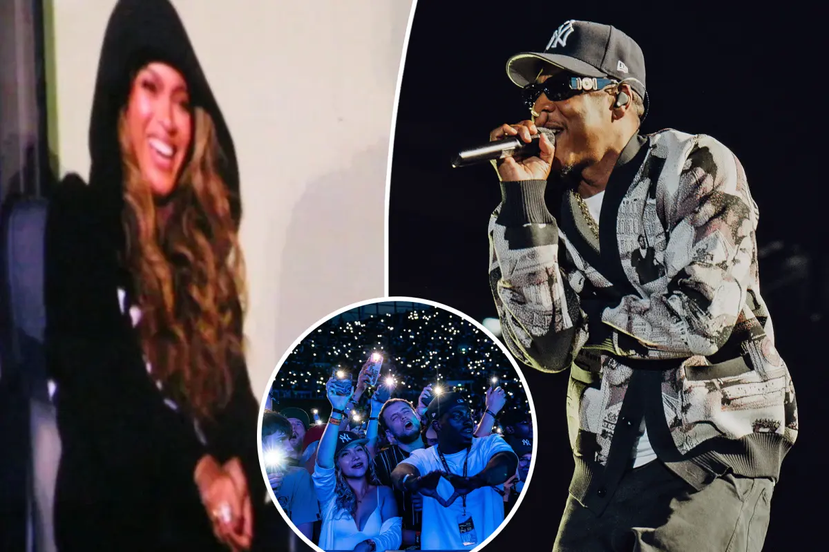 Jay-Z celebrates Beyoncé’s 45th birthday with crowd singalong at London concert