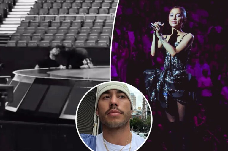 Ariana Grande kisses boyfriend Ricky Álvarez in sweet moment during tour wrap-up