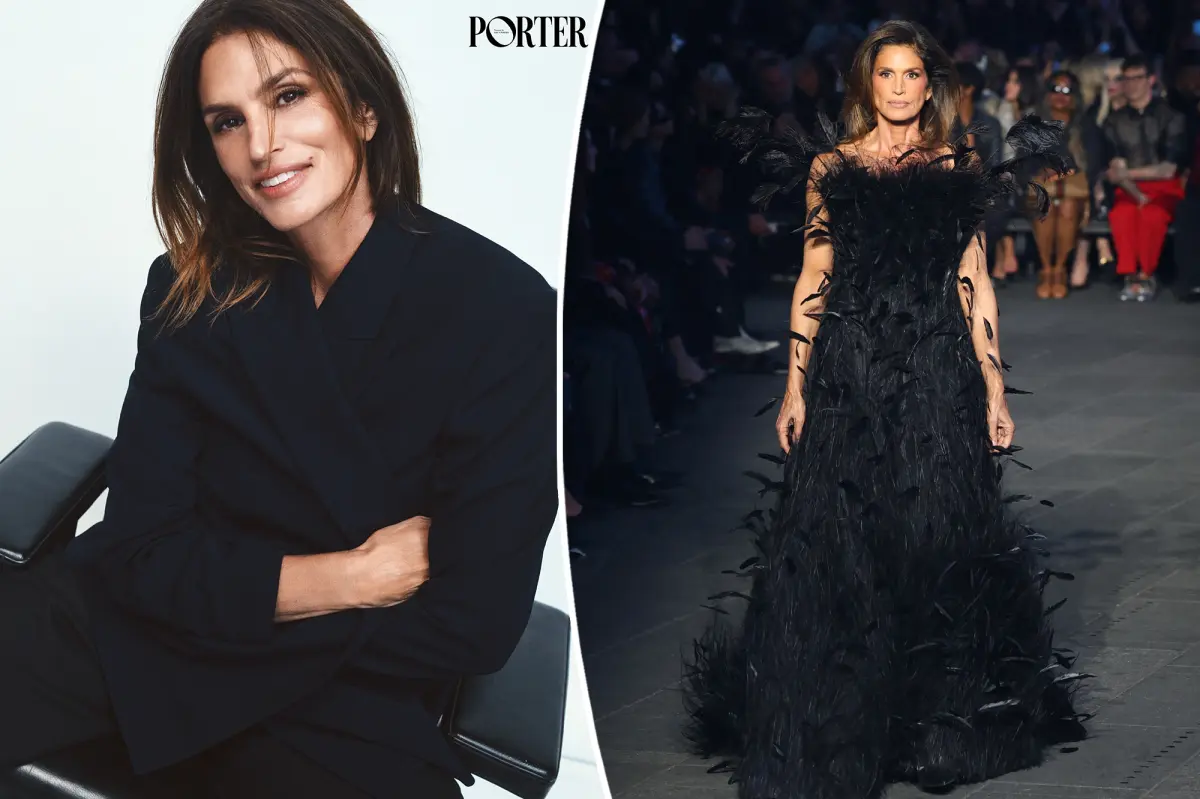 Cindy Crawford had secret wardrobe malfunction on Gucci runway