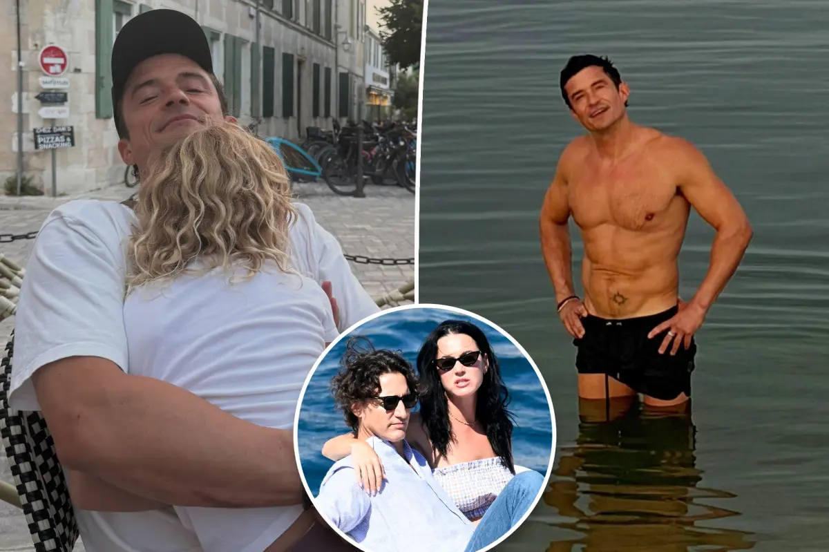 Orlando Bloom shows off washboard abs on vacation with daughter Daisy Dove