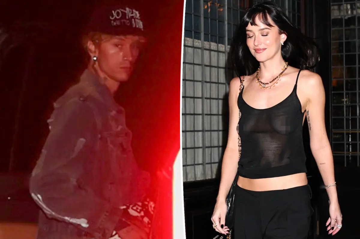 Dakota Johnson and Machine Gun Kelly spotted out together in New York City