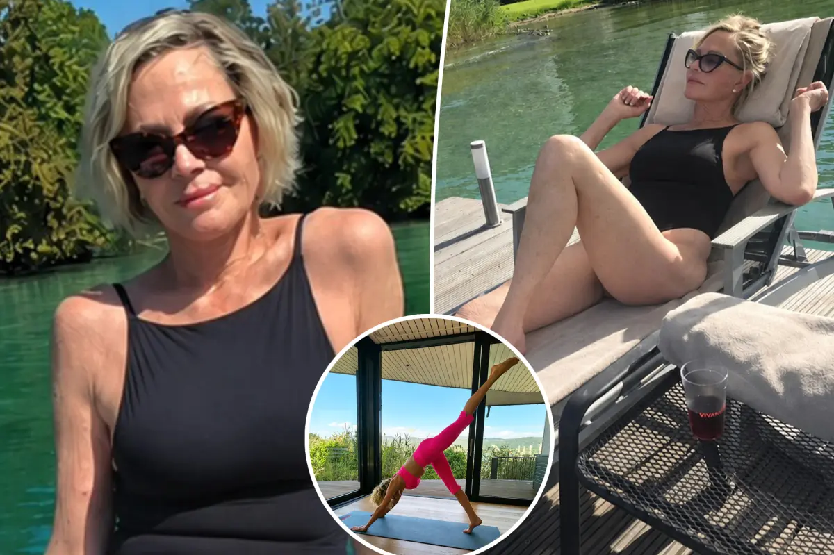 Melanie Griffith, 69, rocks black swimsuit and shows off impressive yoga pose during ‘health reset’