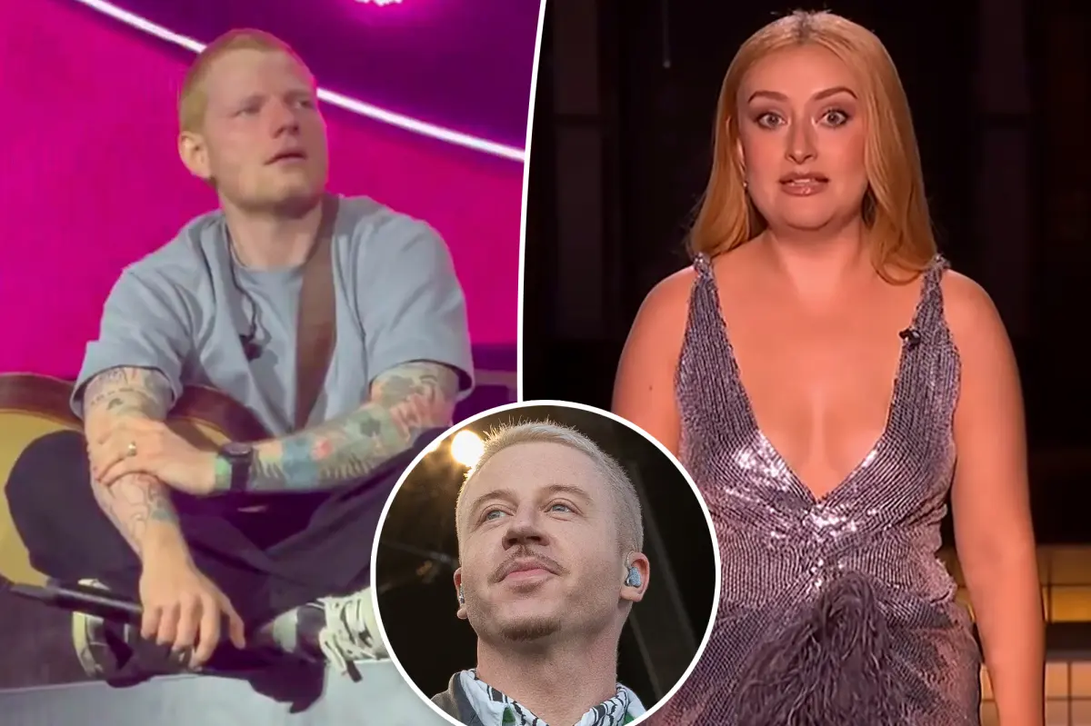 Comedian roasts ‘red-headed puppet’ Ed Sheeran on ‘SNL UK’ after Macklemore drama