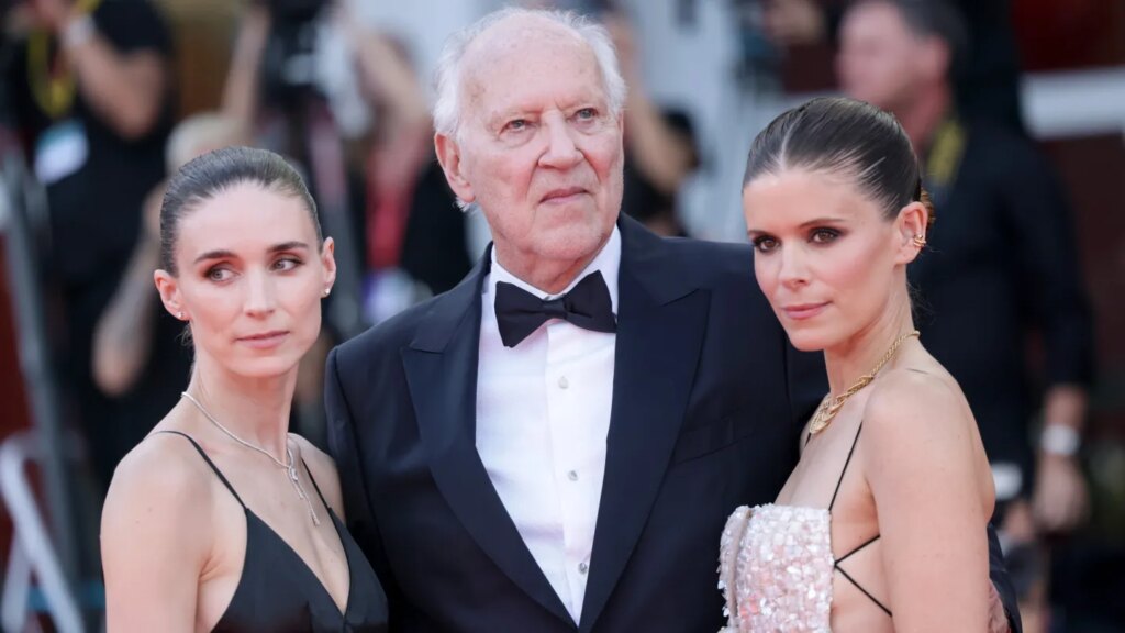 Werner Herzog Kate and Rooney Mara Talk Bucking Fastard Venice 2026