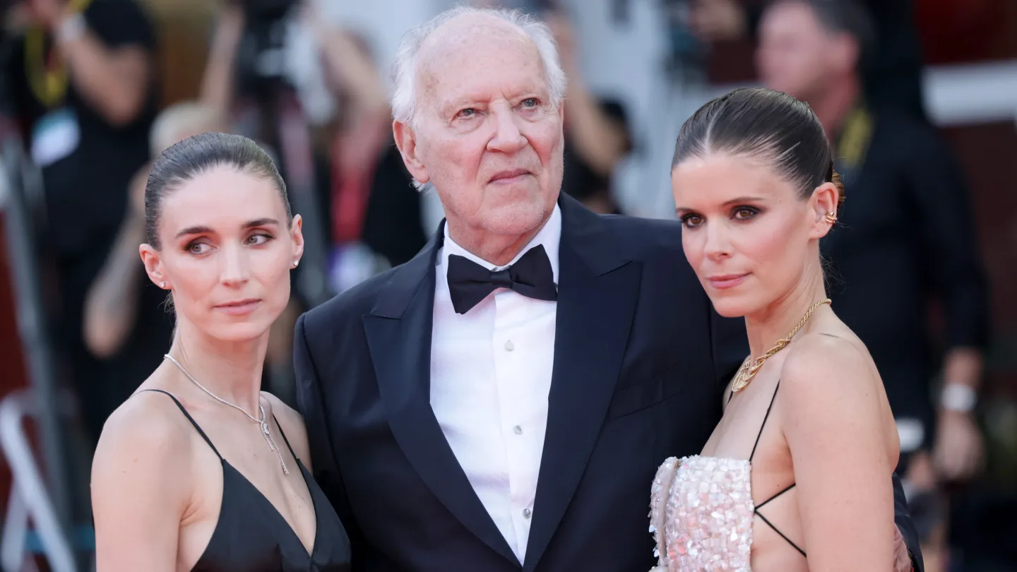 Werner Herzog Kate and Rooney Mara Talk Bucking Fastard Venice 2026