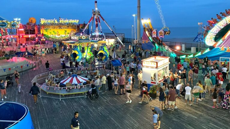 Casino Pier Sky Ride toddler in New Jersey falls as aunt leaps from ride after her