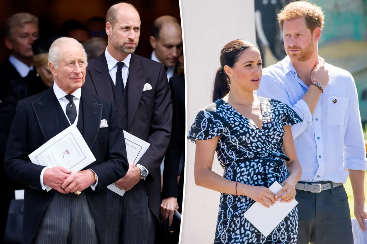 King Charles, Prince William agree on one thing regarding Prince Harry, Meghan Markle