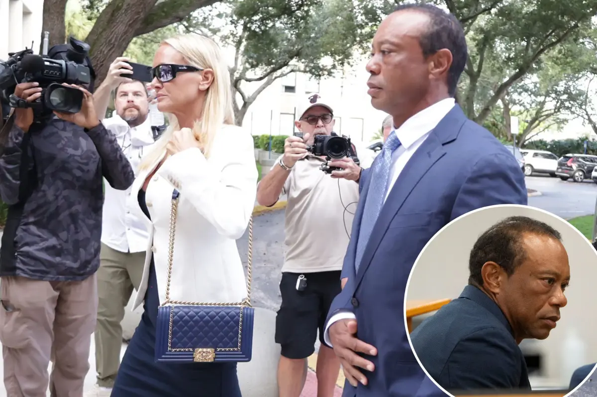 Vanessa Trump stands by Tiger Woods at DUI hearing as couple makes rare joint appearance