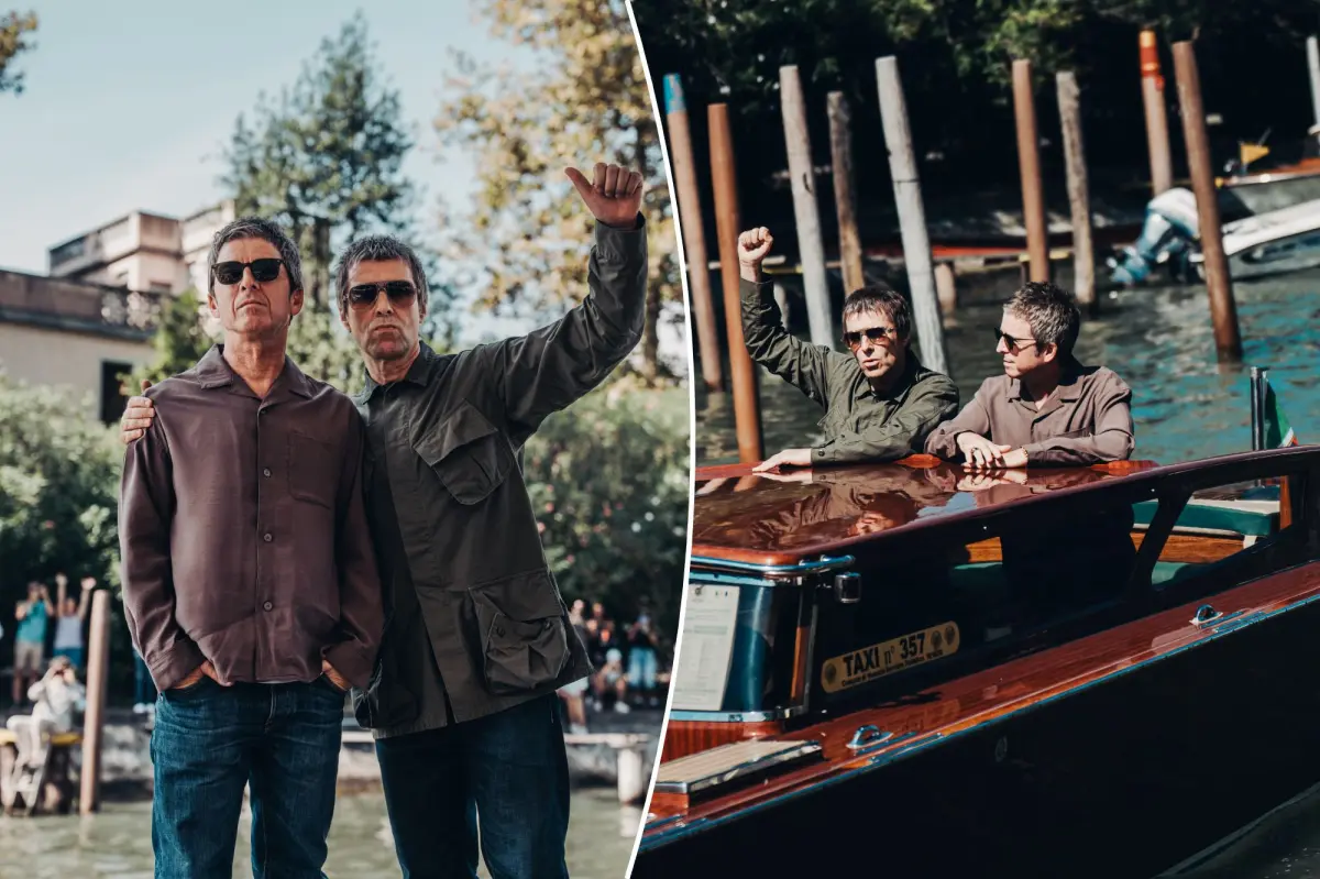 Inside Liam and Noel Gallagher’s raucous debut of Oasis doc in Venice: ‘Should we f–k off?’