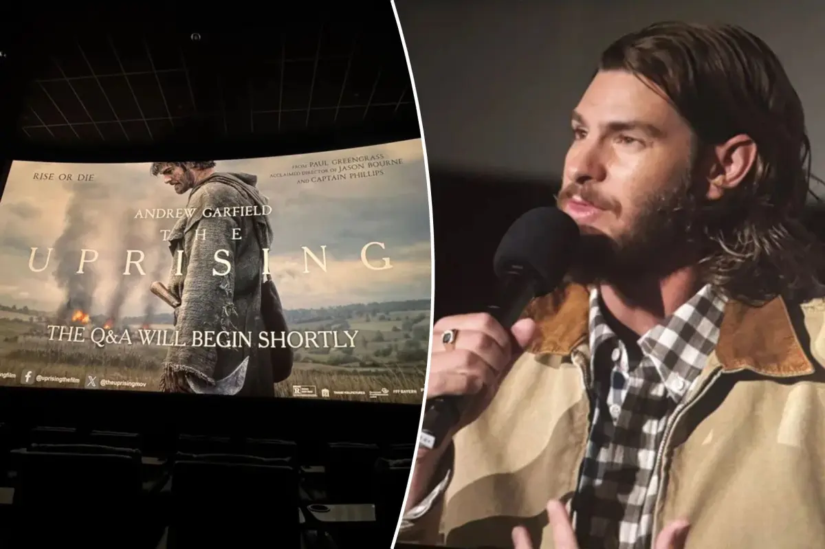 Andrew Garfield faces backlash after telling billionaires to be ‘scared’ of his new movie