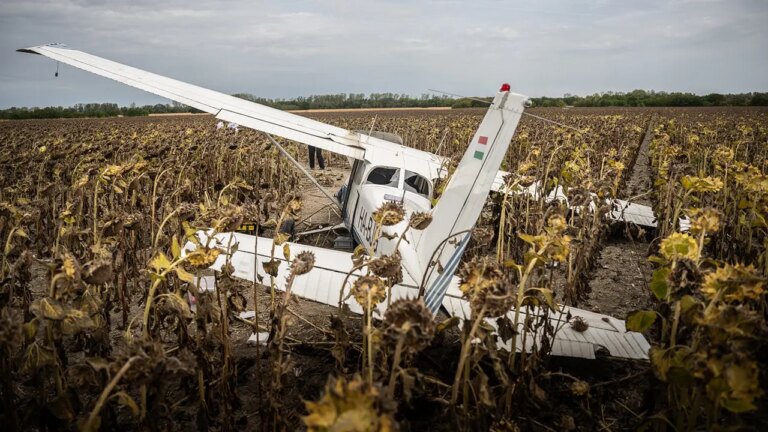 Intoxicated man steals plane at Hungary airport, flies toward power plant