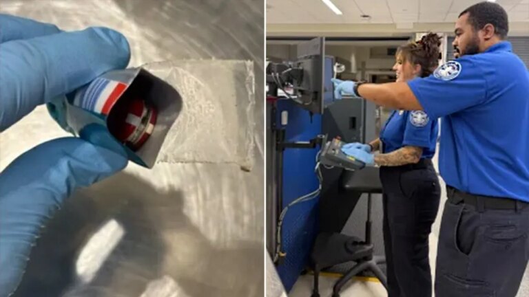 TSA X-ray identifies pocketknife hidden inside toothpaste tube at Love Field