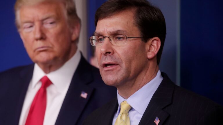 Ex-U.S. defense secretary Esper: No end in sight for the Iran war