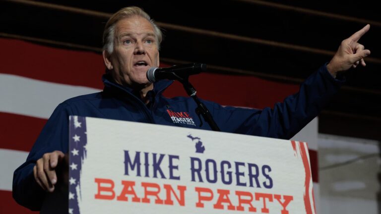 Mike Rogers breaks with Trump in Michigan Senate race on tariffs, Iran