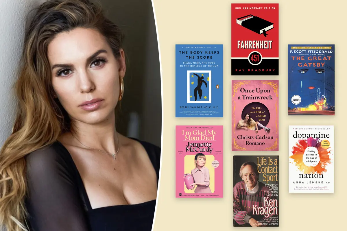 Christy Carlson Romano shares her six favorite books