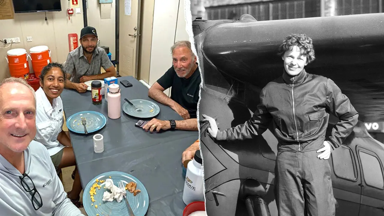 Amelia Earhart search team arrives at Nikumaroro Island to probe clues