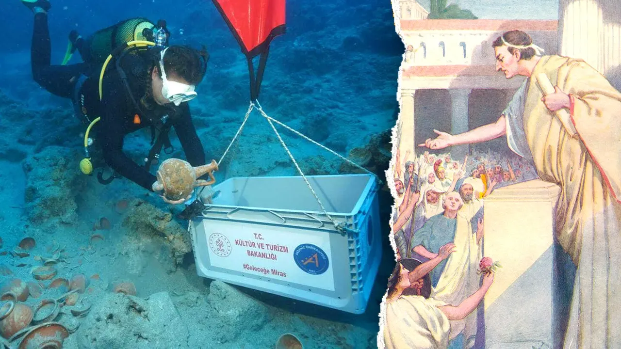 Roman shipwreck off Turkey yields luxury ceramics prized by Cicero