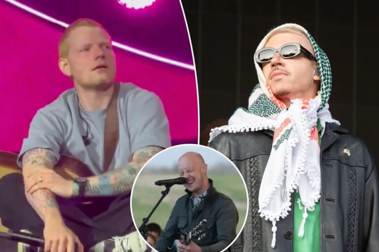 Ed Sheeran enlists The Fray frontman Isaac Slade as suprise act in Atlanta after Macklemore controversy